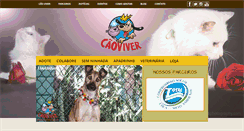 Desktop Screenshot of caoviver.com.br