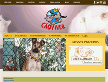 Tablet Screenshot of caoviver.com.br